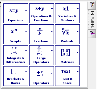 The MathML tool